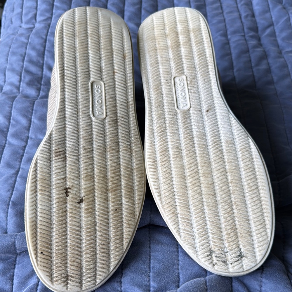 Women’s Beige Slip-On Sneakers - Picture 6 of 6